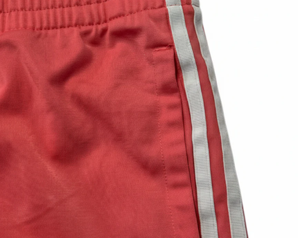 Adidas Pink 3-Stripe Athletic Shorts
