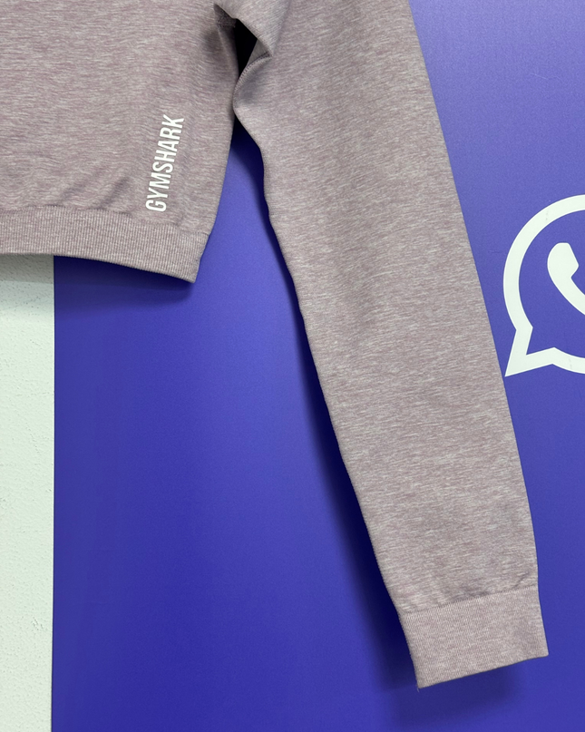 Gymshark Purple Long Sleeve Seamless Crop Top