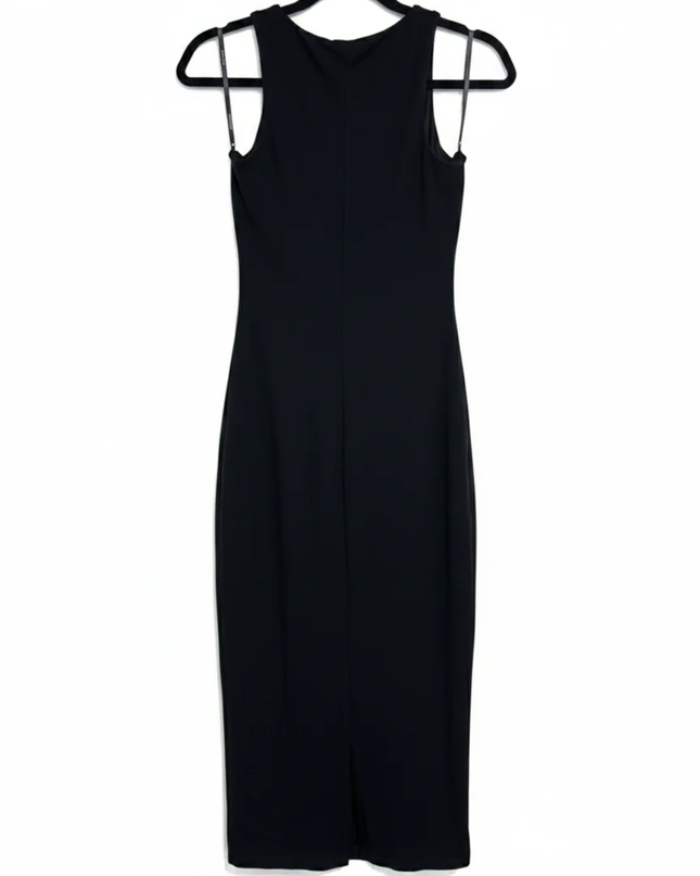 JOE & ELLE Black Midi Bodycon Tank Dress