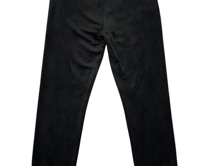 Juicy Couture x Forever 21 Black Velvet Rhinestone Logo Jogger Pants