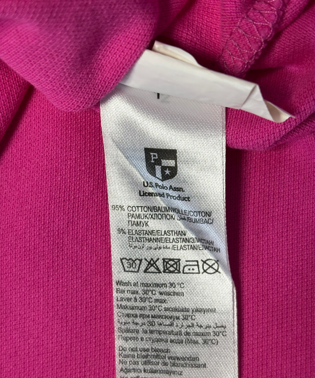 U.S. Polo Assn. Pink Short Sleeve Polo Shirt