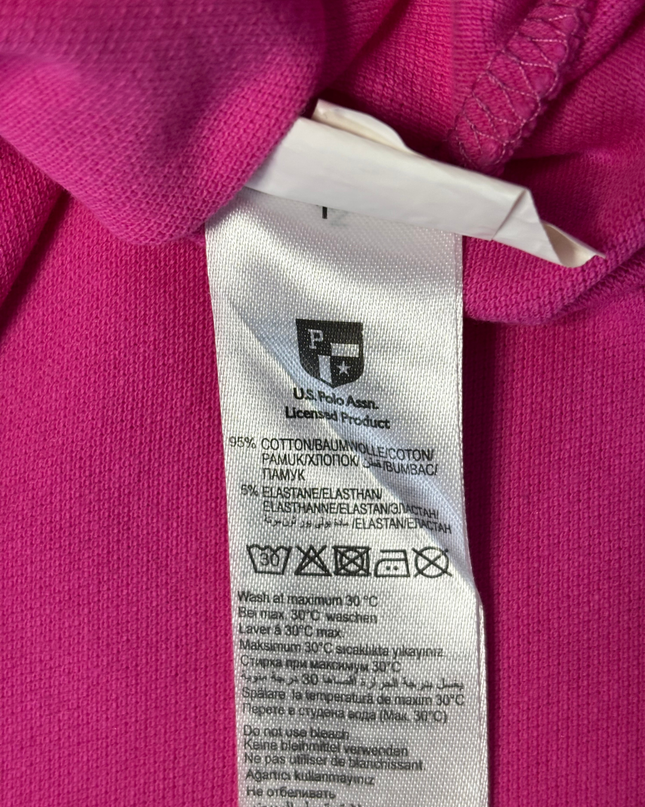 U.S. Polo Assn. Pink Short Sleeve Polo Shirt
