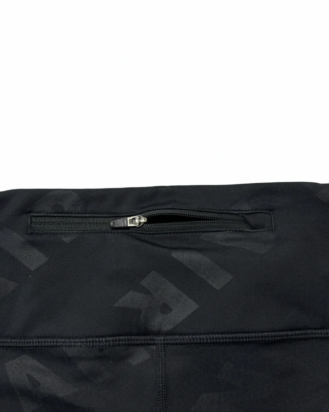 Nike Black Nike Air Logo Pattern Stirrup Leggings