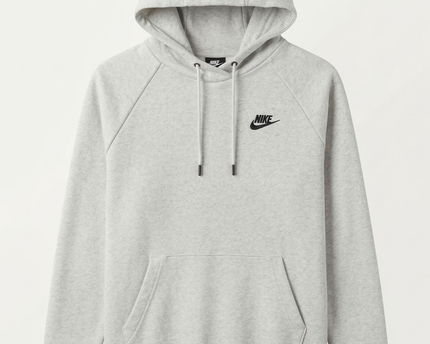 Nike Grey Essential Fleece Pullover Hoodie