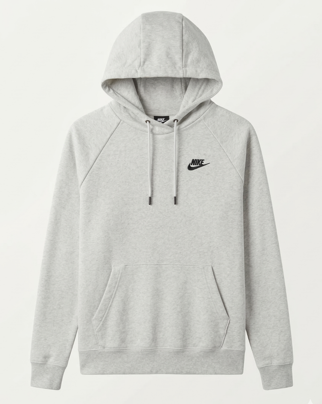 Nike Grey Essential Fleece Pullover Hoodie