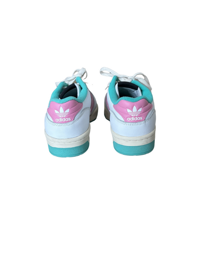 Adidas Rivalry Low Pastel Sneakers | White, Pink & Aqua | EU 42.5