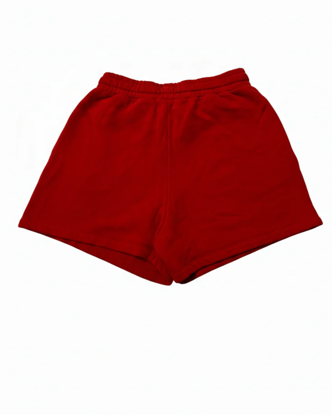 nu-in Red Sustainable Cotton Sweat Shorts W/Tags