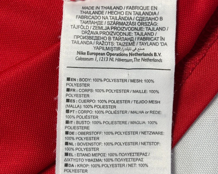 Nike Red Dri-FIT Athletic Training T-Shirt