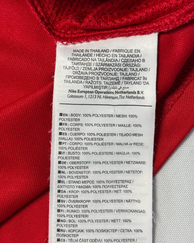 Nike Red Dri-FIT Athletic Training T-Shirt