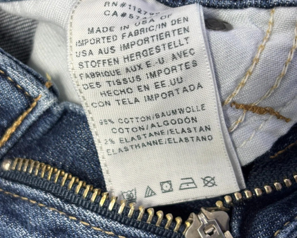 True Religion Blue Ricky Relaxed Straight Leg Jeans