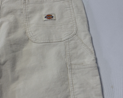Dickies Off-white Corduroy Straight Leg Pants