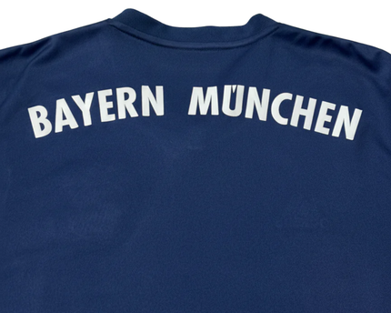 Adidas Blue FC Bayern München Short Sleeve Football Jersey