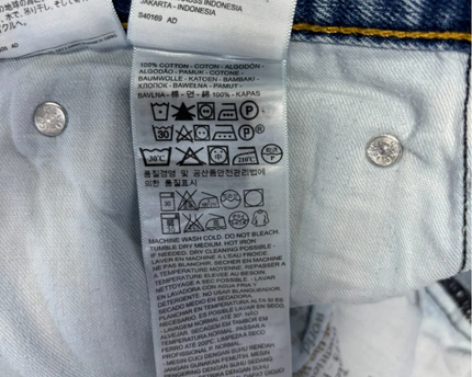 Levi's Blue 505 Regular Fit Straight Leg Jeans