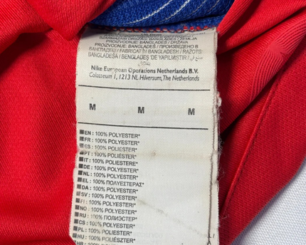 England 2016 Euro Away Nike Red Football Jersey