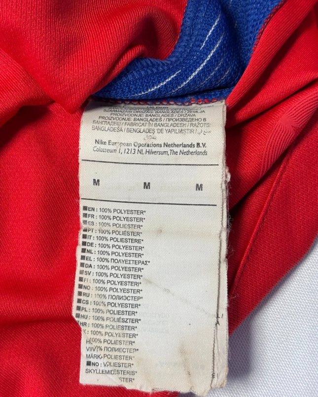England 2016 Euro Away Nike Red Football Jersey