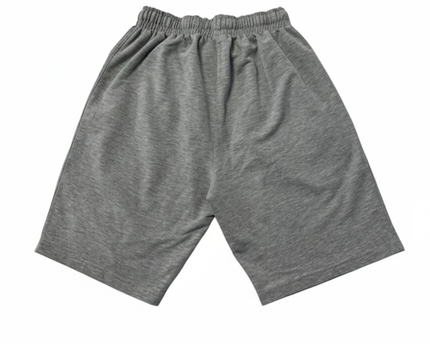 Adidas Grey Trefoil Taped Side Athletic Shorts
