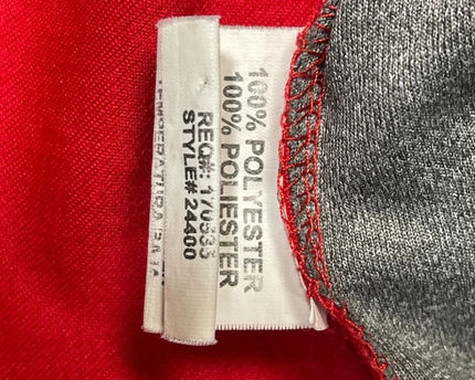 True Fan Red and Grey Sports T-Shirt
