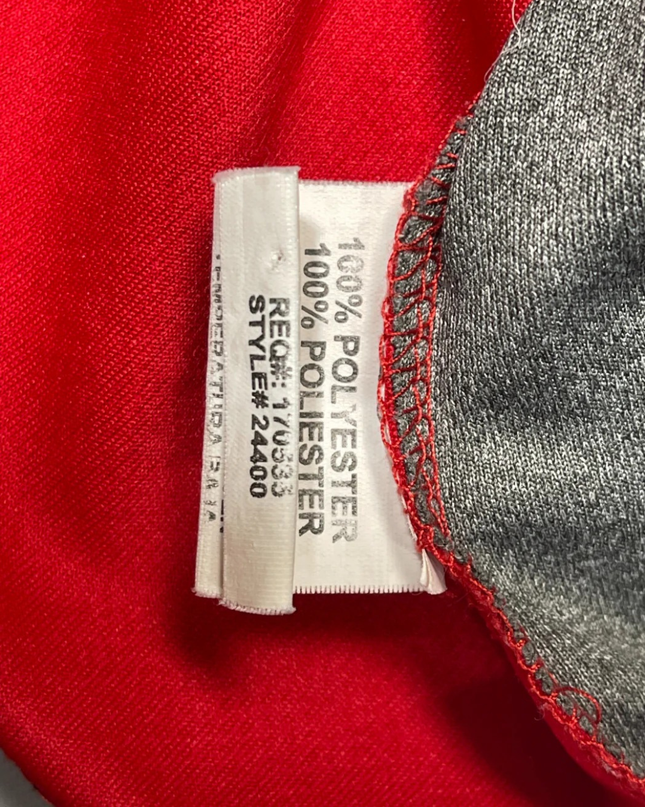 True Fan Red and Grey Sports T-Shirt