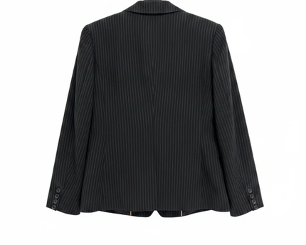 H&M Black Pinstripe Blazer