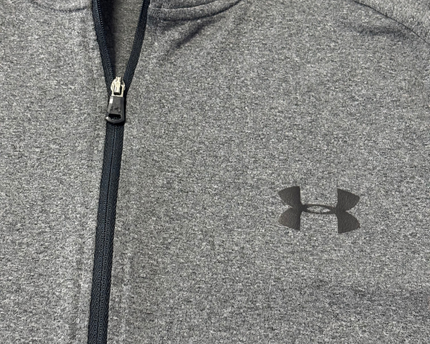 Under Armour Grey 1/4 Zip Heatgear Sports Upper