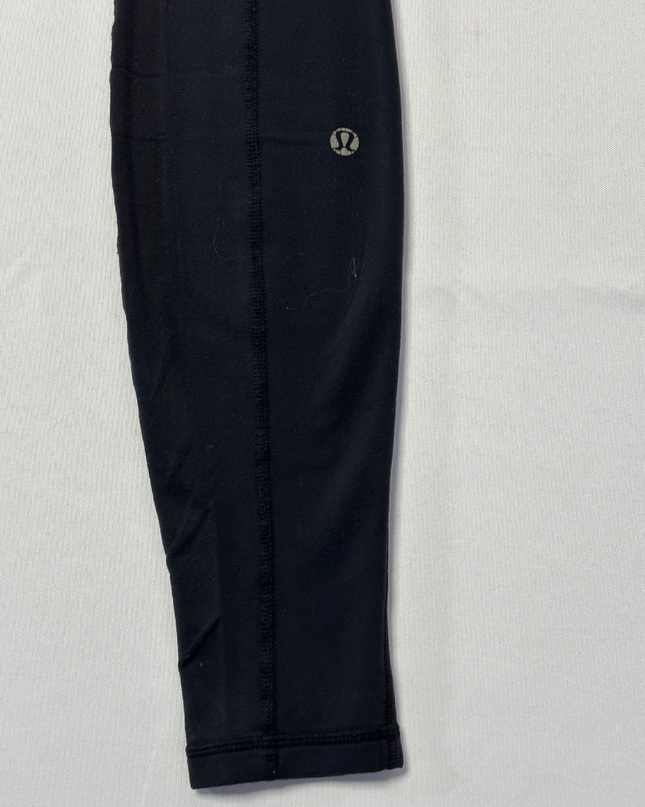 Lululemon Black Full-Length Zipper Pocket Leggings