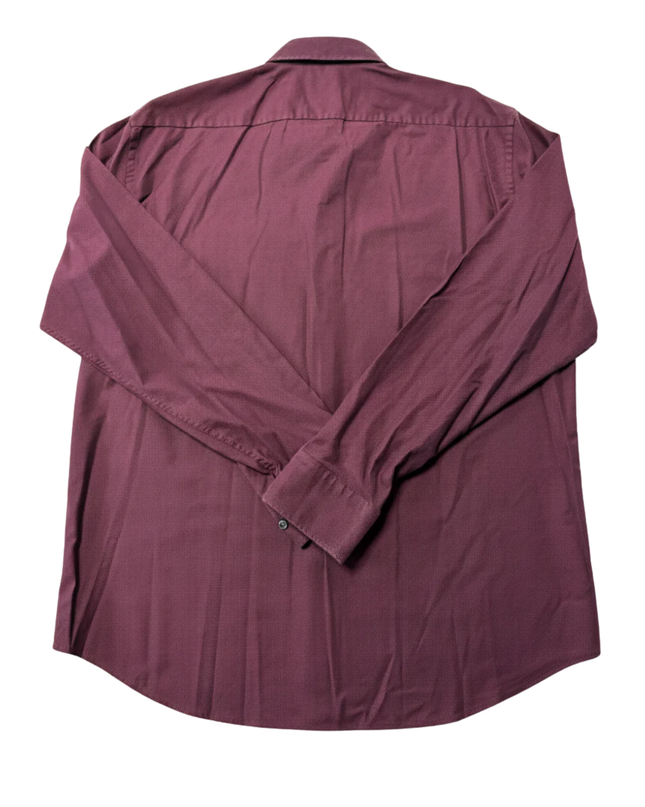 BOSS Purple Regular Fit Easy Iron Shirt
