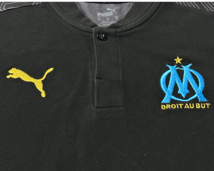 Puma Black Marseille OM Sports Polo Shirt