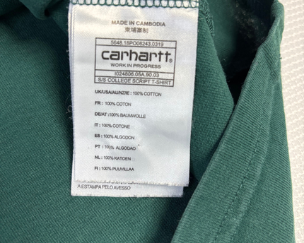 Carhartt Green Graphic Logo T-Shirt