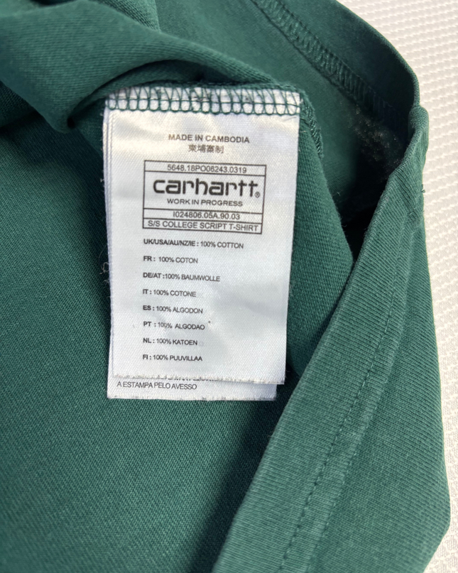 Carhartt Green Graphic Logo T-Shirt