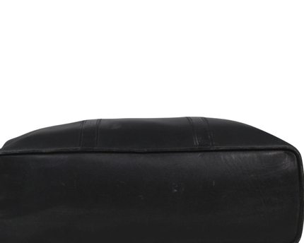 Coach Black Leather Tote Bag