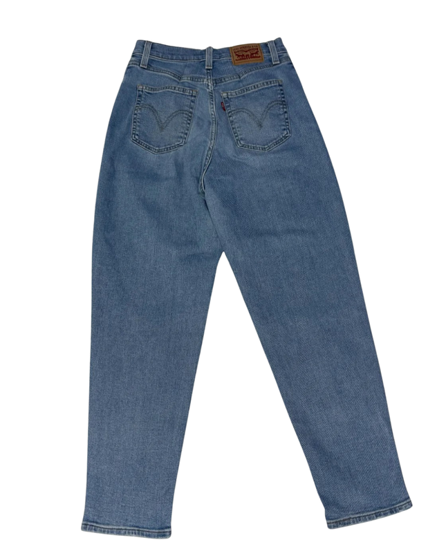 Levi's Blue High Waisted Mom Jeans