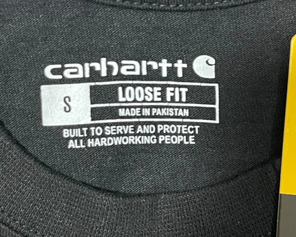 Carhartt Black Short-Sleeve Loose Fit Pocket T-Shirt W/Tags