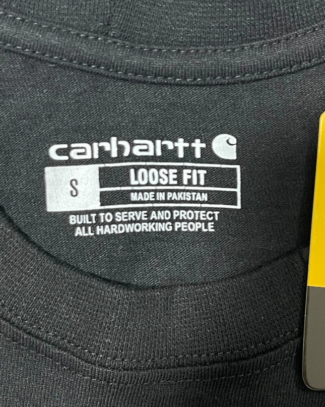Carhartt Black Short-Sleeve Loose Fit Pocket T-Shirt W/Tags