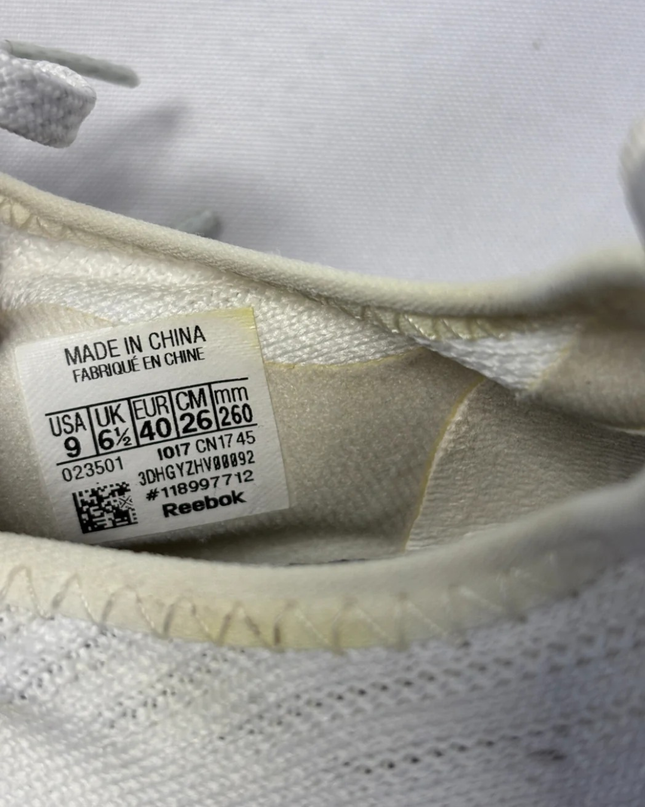 Reebok White Mesh Running Sneakers for Women