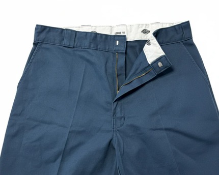 Dickies Dark Blue Loose Fit Double Knee Work Pants