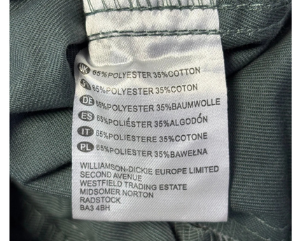 Dickies Dark Green Straight Leg Workwear Pants