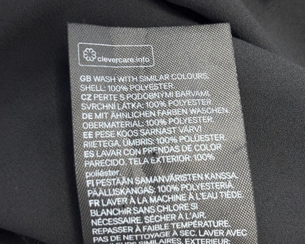 H&M Black Long Sleeve Button-Up Blouse