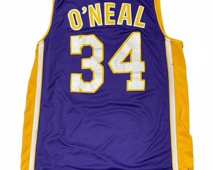 Adidas Purple Los Angeles Lakers Shaquille O'Neal #34 Swingman Jersey