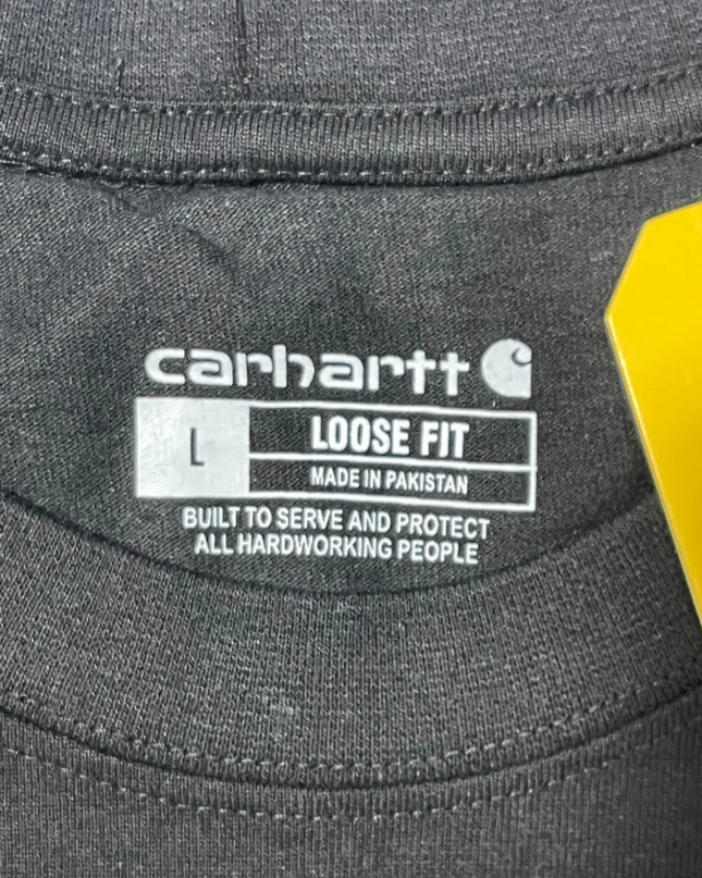 Carhartt Black Loose Fit Short Sleeve Pocket T-Shirt W/Tags