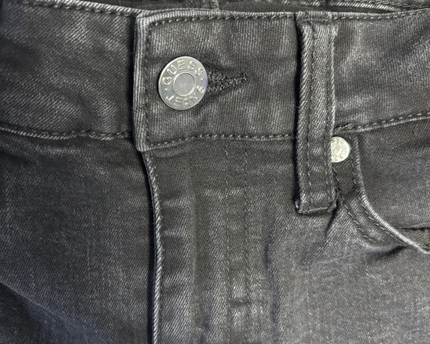Guess Black Distressed Skinny Jeans