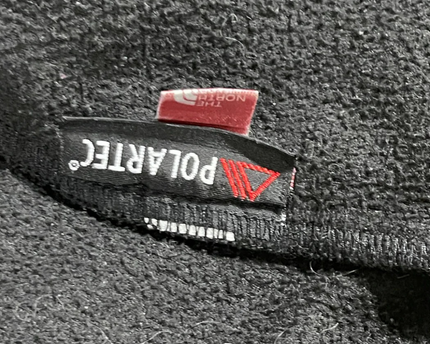 The North Face Black Polartec Hybrid Hooded Fleece Jacket