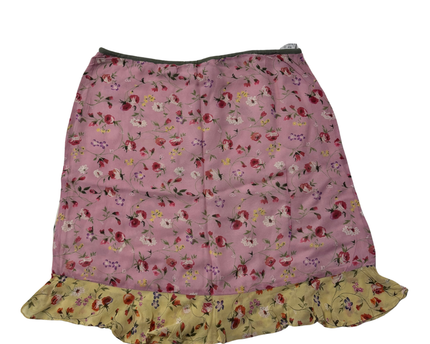 Tommy Hilfiger Multi-color Floral Ruffle Hem Mini Skirt