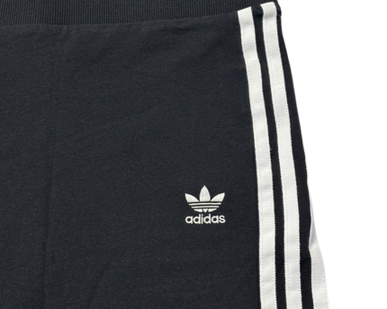 Adidas Black 3-Stripes Athletic Mini Skirt