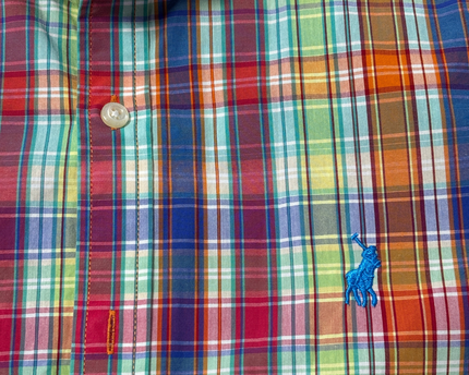 Polo Ralph Lauren Multi-color Plaid Custom Fit Button-Down Shirt