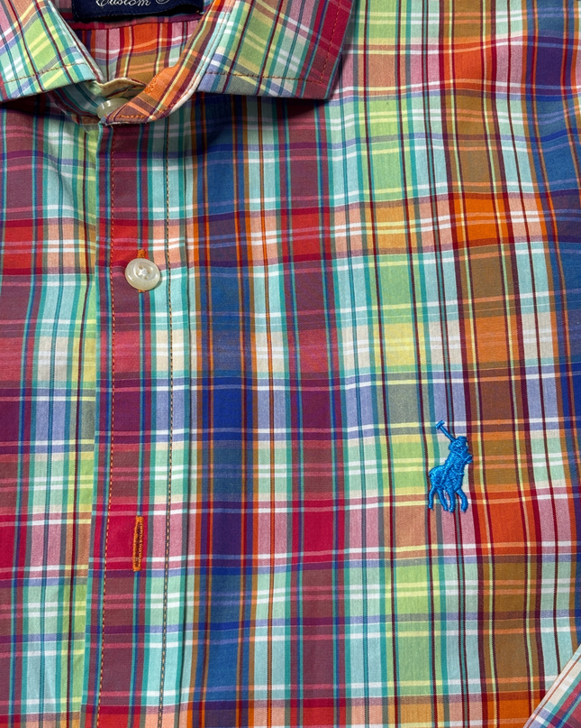Polo Ralph Lauren Multi-color Plaid Custom Fit Button-Down Shirt