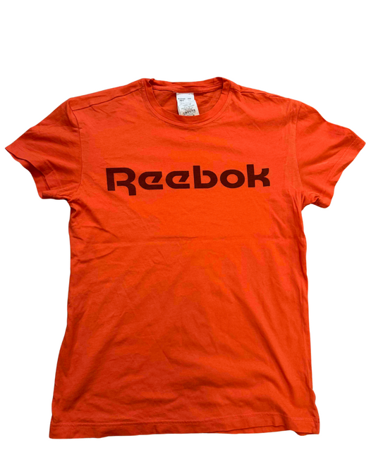 Reebok Bold Logo Graphic Burnt Orange T-Shirt - S