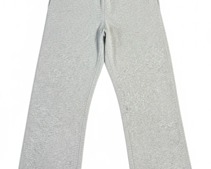 Lacoste Grey Wide Leg Cotton-Blend Sweatpants