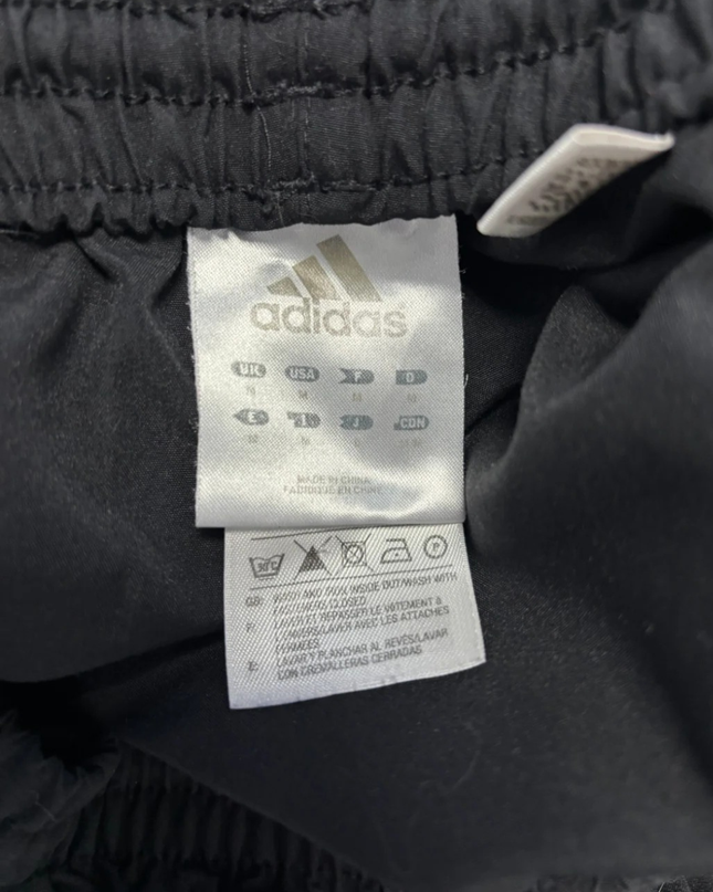 Adidas Black Athletic Zip-Pocket Track Pants