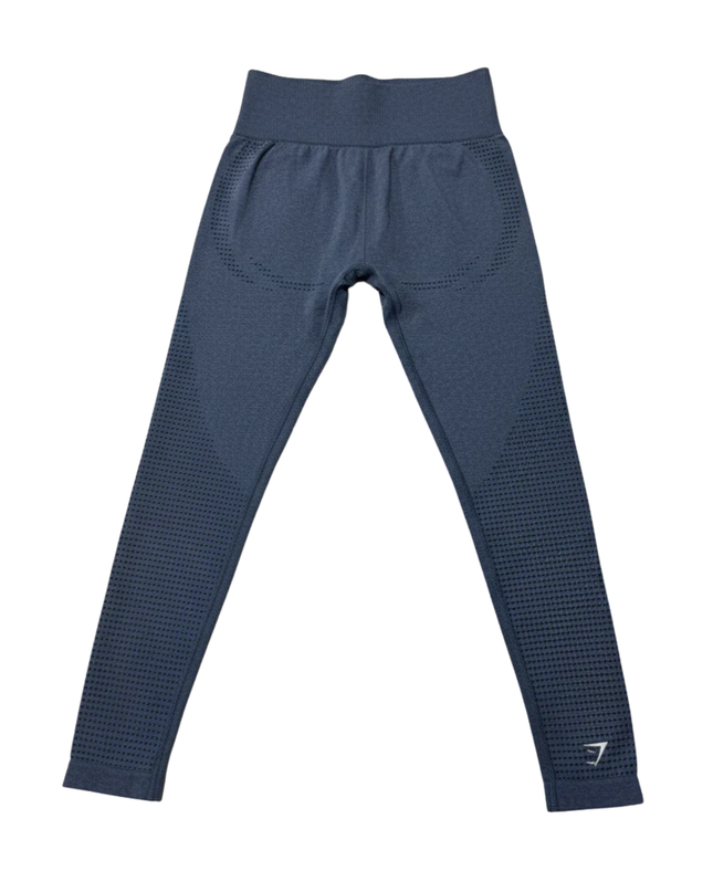 Gymshark Energy Seamless Blue High-Waisted Workout Leggings