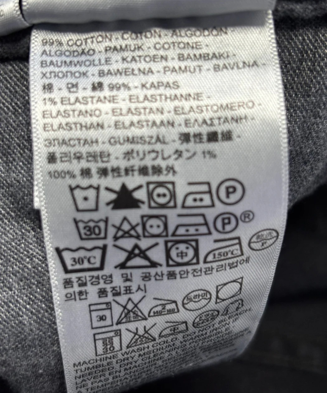 Levi's 511 Slim Fit Black Jeans